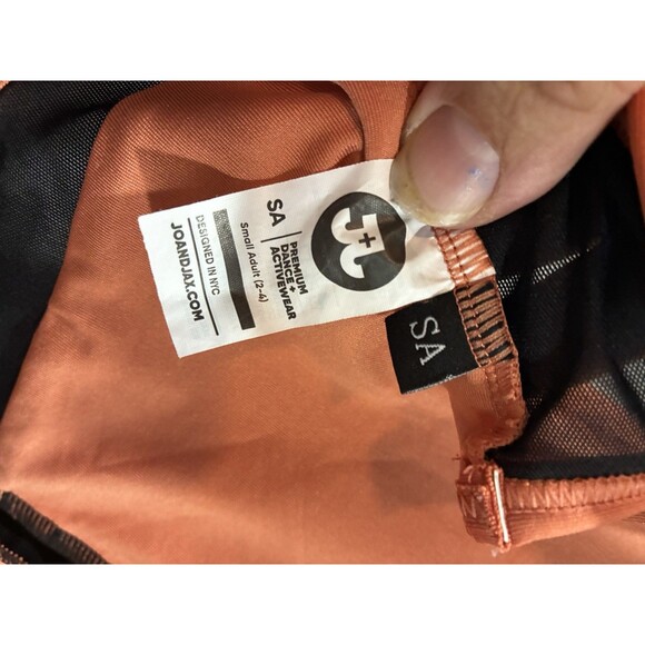 Jo & Jax Dancewear Women's Angles Leo Leotard Copper Size Adult S Cutout Back SA - Picture 3 of 6